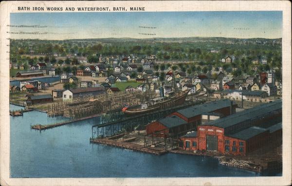 Bath Iron Works and Waterfront Maine