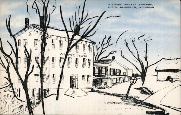 Historic Walker Taverns Brooklyn Michigan