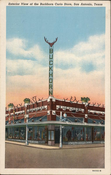 Exterior View of the Buckhorn Curio Store San Antonio Texas