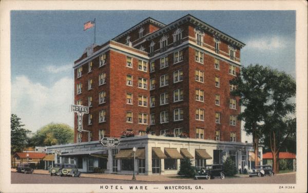 Hotel Ware Waycross Georgia Curt Teich