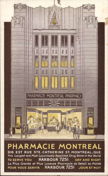 Pharmacie Montreal QC Canada Quebec