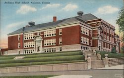Atchison High School Postcard