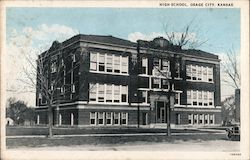High School Osage City, KS Postcard Postcard Postcard