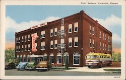 Hotel Redmon Hiawatha, KS Postcard Postcard Postcard