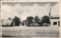 Sunflower Cottage Camp A Home Away From Home Postcard