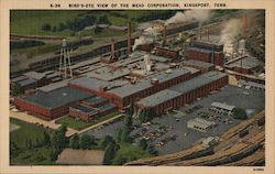 Bird's-Eye View of the Mead Corporation Kingsport, TN Postcard Postcard Postcard