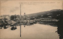 Gilman Paper Co. and Connecticut River Postcard
