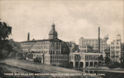 Tingue Silk Mills and Waterman Fountain Pen Factory Postcard