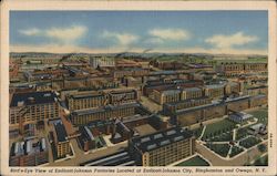 Bird's-Eye View of Endicott-Johnson Factories Postcard