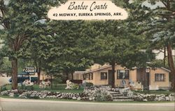 Barbee Courts Postcard