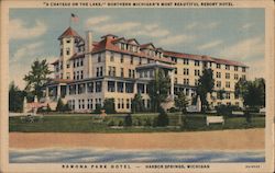 Ramona Park Hotel Harbor Springs, MI Postcard Postcard Postcard