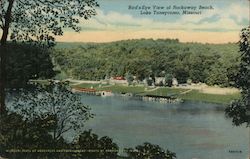 Bird's-eye View of Rockaway Beach, Taneycomo Postcard