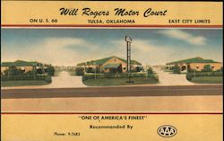 Will Rogers Motor Court Postcard
