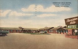 Sheridan Hills Motel Postcard