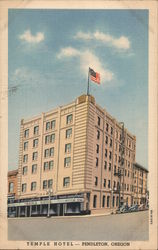 Temple Hotel Pendleton, OR Postcard Postcard Postcard