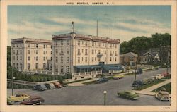 Hotel Pontiac Oswego, NY Postcard Postcard Postcard
