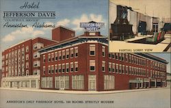 Hotel Jefferson Davis Anniston, AL Postcard Postcard Postcard