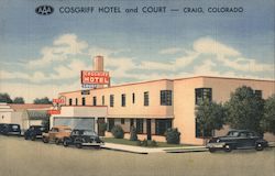Cosgriff Hotel and Court Craig, CO Postcard Postcard Postcard