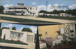 Park Plaza Courts Postcard
