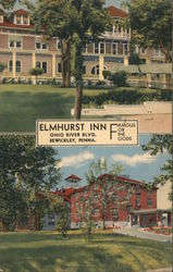 Elmhurst Inn Sewickley, PA Postcard Postcard Postcard