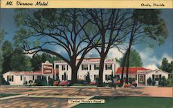 Mt. Vernon Motel Ocala, FL Postcard Postcard Postcard