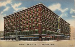 Hotel Bancroft Saginaw, MI Postcard Postcard Postcard