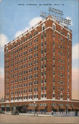 Hotel Aldridge McAlester, OK Postcard Postcard Postcard