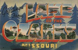 Greetings from Lake of the Ozarks Missouri Postcard