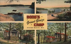 Bond's Grand Glaize Camp Postcard