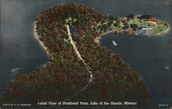 Aerial view of Duckhead Point Postcard