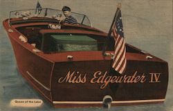 Miss Edgewater IV - Queen of the Lake Postcard