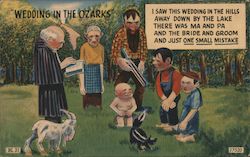 Wedding in the Ozarks Postcard