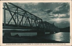 Niangua Bridge, Carrying U.S. Highway No. 54 over Lake of the Ozarks near Camden, MO. Missouri Postcard Postcard Postcard