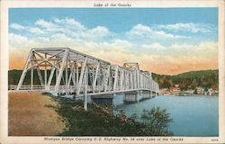 Niangua Bridge Carrying U.S. Highway 54 over Lake of the Ozarks Postcard