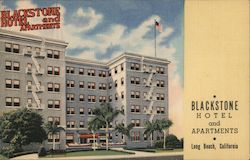 Blackstone Hotel and Apartments Postcard