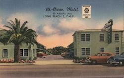 At-Ocean Motel Postcard