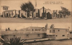 Harvey Line Motel Postcard
