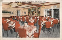 The Gunter Hotel's Coffee Shop San Antonio, TX Postcard Postcard Postcard