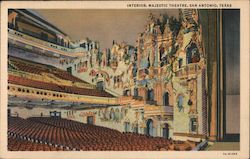 Interior, Majestic Theatre Postcard