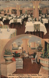 Milam Cafeteria San Antonio, TX Postcard Postcard Postcard