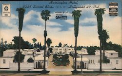 Harrington Motel Hollywood, CA Postcard Postcard Postcard