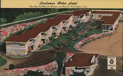 Lindomar Hotel Pacific Palisades, CA Postcard Postcard Postcard