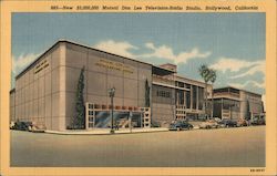 New $3,000,000 Mutual Don Lee Television-Radio Studio Hollywood, CA Postcard Postcard Postcard