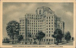 Harriet Hammond McCormick Memorial Residence A Y.W.C.A. Residence 1001 North Dearborn Street Postcard