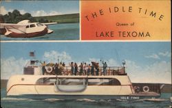 Idle Time Excursion Boat, Queen of Lake Texoma Postcard