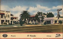 El Rancho Motor Hotel Postcard