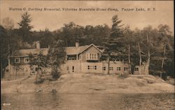 Warren G. Harding Memorial, Veterans Mountain Home Camp Postcard