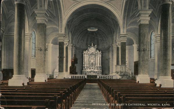 Interior of St. Mary's Cathedral Wichita Kansas