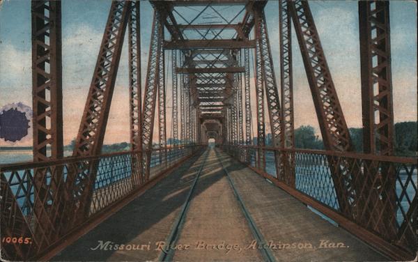 Missouri River Bridge Atchison Kansas