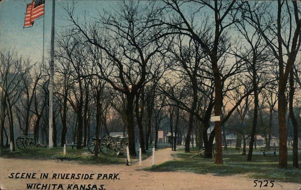 Scene in Riverside Park Wichita Kansas